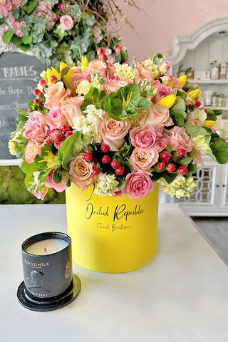 Luxury Hat Box Arrangements